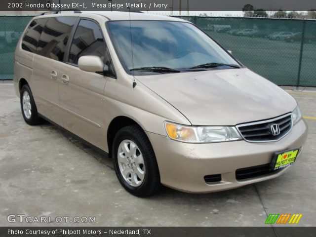 2002 Honda Odyssey EX-L in Mesa Beige Metallic