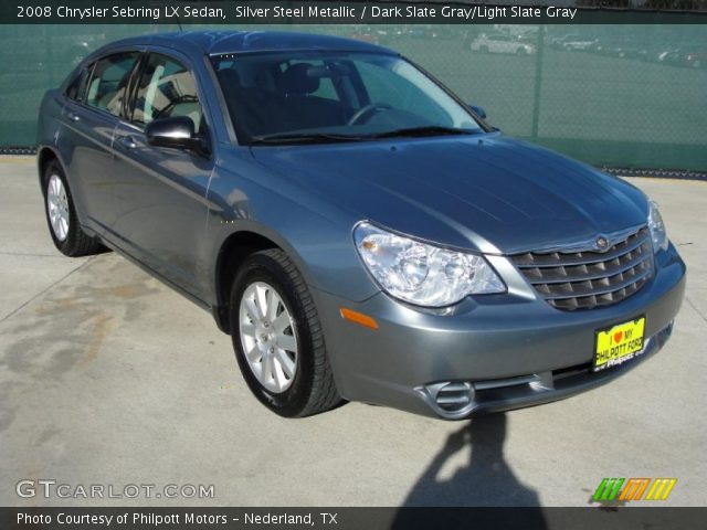 2008 Chrysler Sebring LX Sedan in Silver Steel Metallic