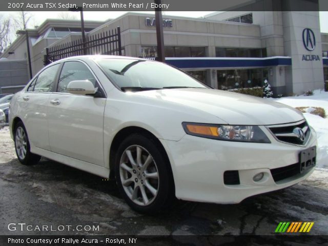 2007 Acura TSX Sedan in Premium White Pearl
