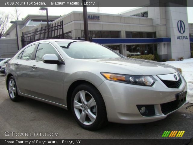 2009 Acura TSX Sedan in Palladium Metallic
