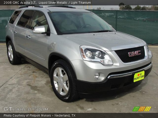 2008 GMC Acadia SLT in Liquid Silver Metallic