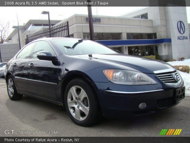 2008 Acura RL 3.5 AWD Sedan in Opulent Blue Pearl