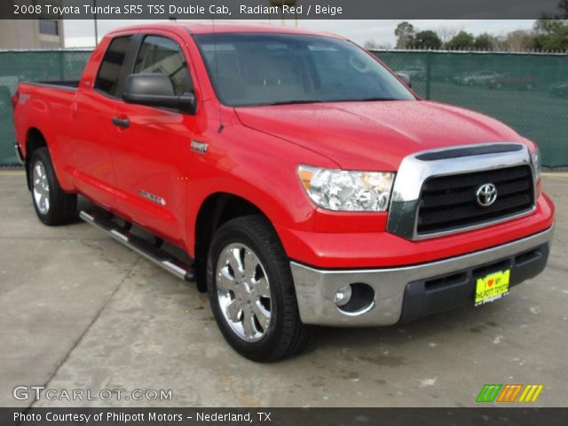 2008 Toyota Tundra SR5 TSS Double Cab in Radiant Red