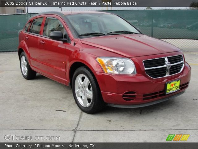 2009 Dodge Caliber SXT in Inferno Red Crystal Pearl