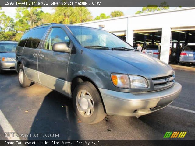 1999 Toyota Sienna XLE in Silver Spruce Metallic