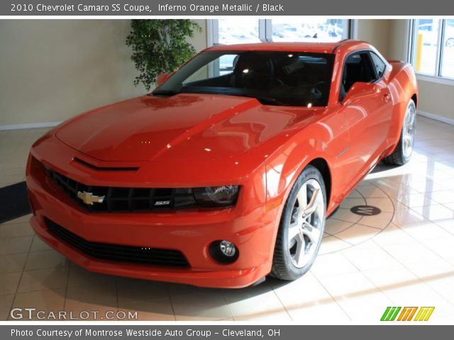 2010 Chevrolet Camaro SS Coupe in Inferno Orange Metallic