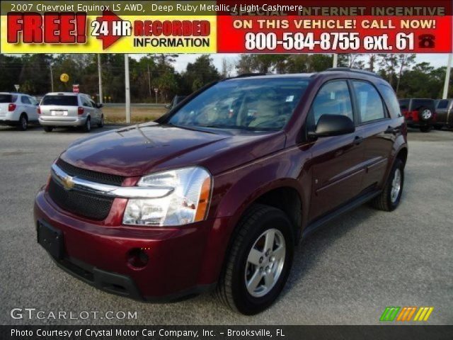 2007 Chevrolet Equinox LS AWD in Deep Ruby Metallic