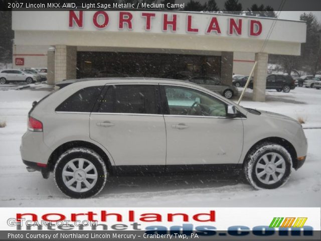 2007 Lincoln MKX AWD in Light Sage Metallic