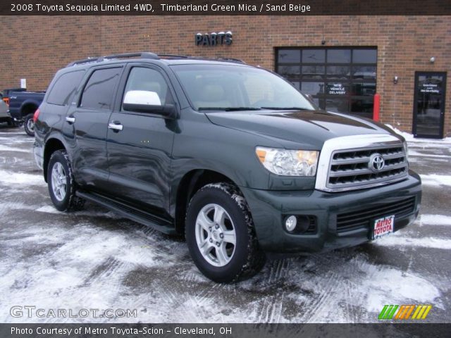 2008 Toyota Sequoia Limited 4WD in Timberland Green Mica