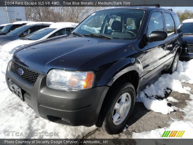 2004 Ford Escape XLS V6 4WD in True Blue Metallic