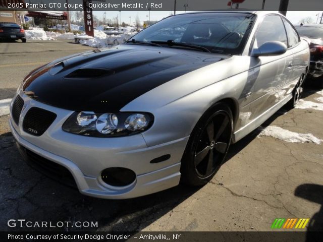 2005 Pontiac GTO Coupe in Quicksilver Metallic
