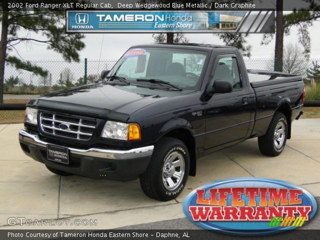 2002 Ford Ranger XLT Regular Cab in Deep Wedgewood Blue Metallic