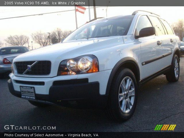 2005 Volvo XC90 T6 AWD in Ice White