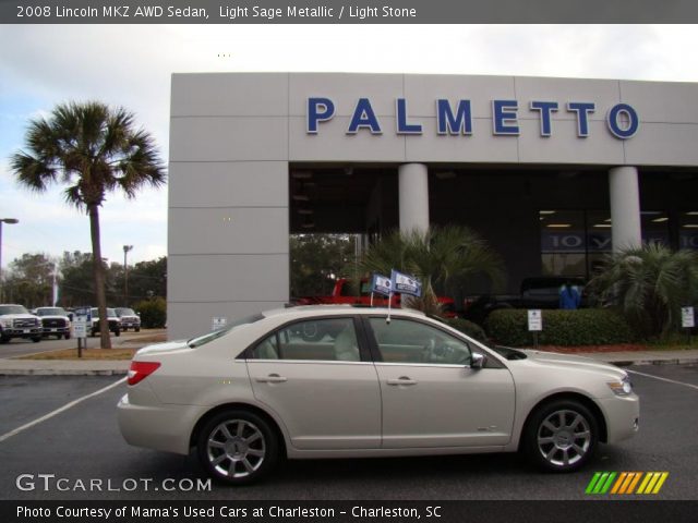 2008 Lincoln MKZ AWD Sedan in Light Sage Metallic