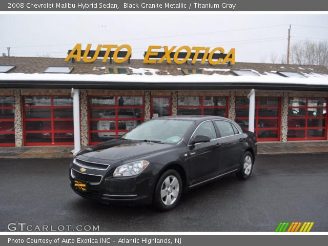 2008 Chevrolet Malibu Hybrid Sedan in Black Granite Metallic