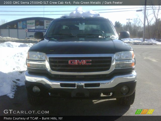 2003 GMC Sierra 2500HD SLT Crew Cab 4x4 in Polo Green Metallic