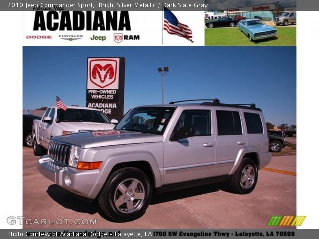 2010 Jeep Commander Sport in Bright Silver Metallic