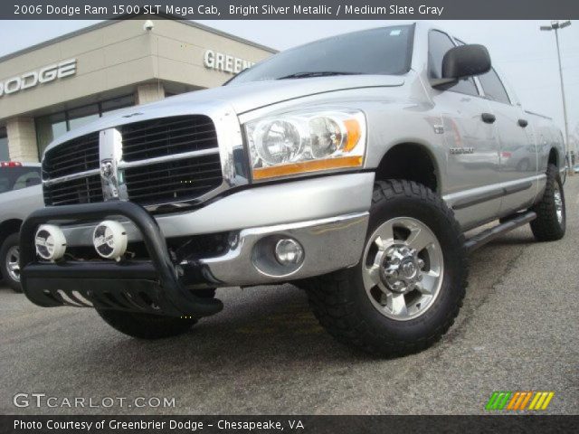 2006 Dodge Ram 1500 SLT Mega Cab in Bright Silver Metallic