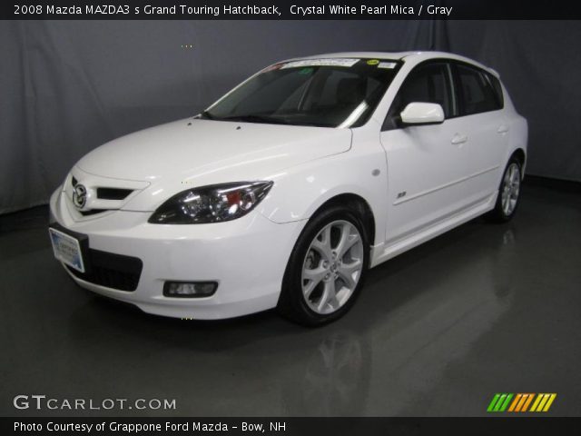 2008 Mazda MAZDA3 s Grand Touring Hatchback in Crystal White Pearl Mica