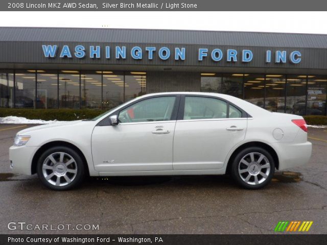 2008 Lincoln MKZ AWD Sedan in Silver Birch Metallic