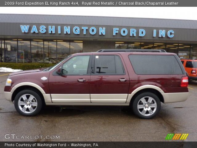 2009 Ford Expedition EL King Ranch 4x4 in Royal Red Metallic