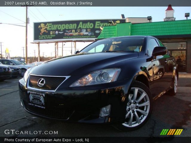 2007 Lexus IS 250 AWD in Obsidian Black