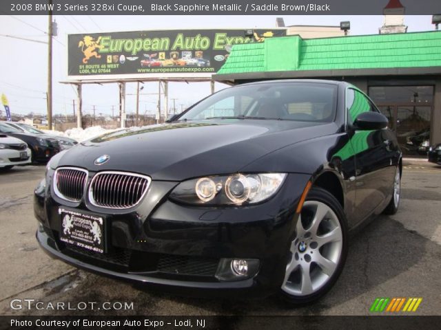 2008 BMW 3 Series 328xi Coupe in Black Sapphire Metallic