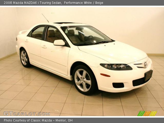 2008 Mazda MAZDA6 i Touring Sedan in Performance White