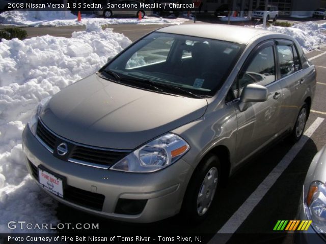 2008 Nissan Versa 1.8 S Sedan in Sandstone Metallic