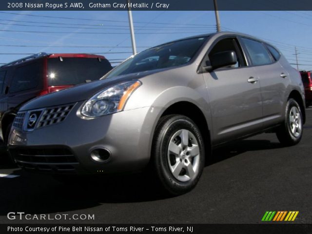 2008 Nissan Rogue S AWD in Gotham Gray Metallic