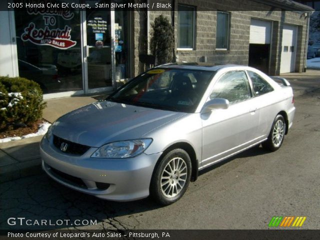 2005 Honda Civic EX Coupe in Satin Silver Metallic