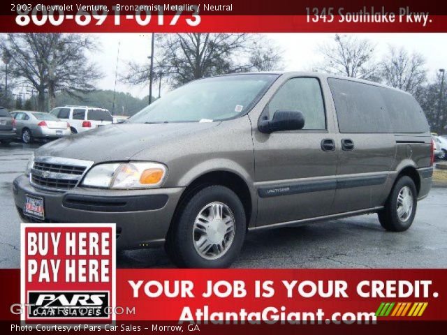 2003 Chevrolet Venture  in Bronzemist Metallic