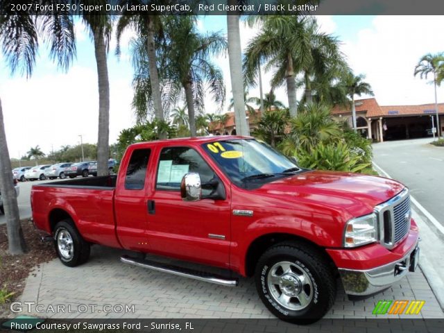 2007 Ford F250 Super Duty Lariat SuperCab in Red Clearcoat