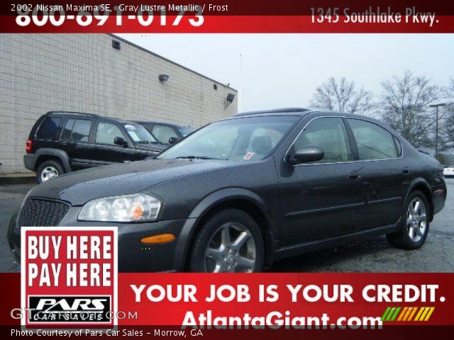2002 Nissan Maxima SE in Gray Lustre Metallic