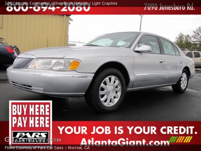 2002 Lincoln Continental  in Silver Birch Metallic