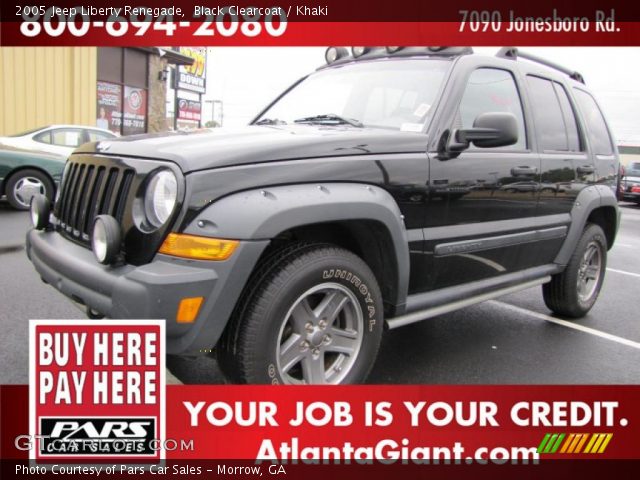 2005 Jeep Liberty Renegade in Black Clearcoat