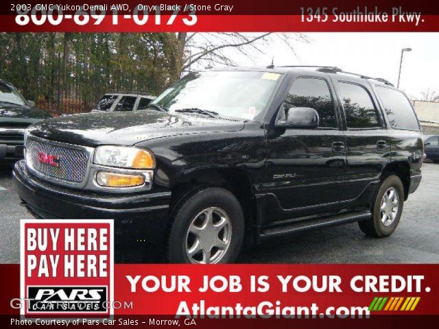 2003 GMC Yukon Denali AWD in Onyx Black