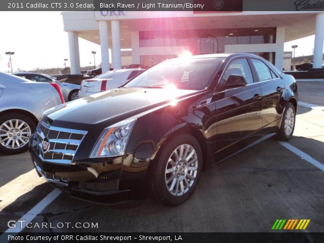 2011 Cadillac CTS 3.0 Sedan in Black Raven