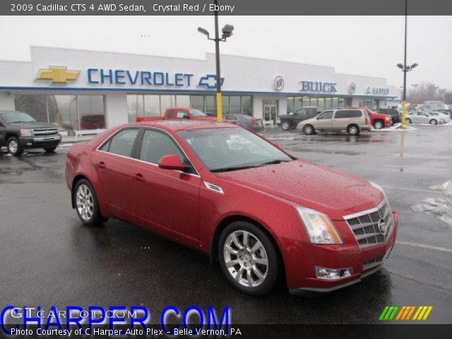 2009 Cadillac CTS 4 AWD Sedan in Crystal Red