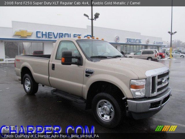 2008 Ford F250 Super Duty XLT Regular Cab 4x4 in Pueblo Gold Metallic