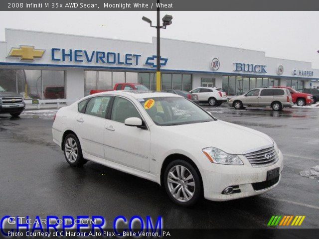 2008 Infiniti M 35x AWD Sedan in Moonlight White