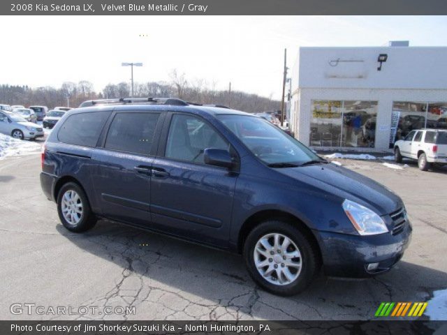 2008 Kia Sedona LX in Velvet Blue Metallic