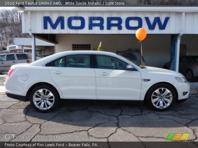 2010 Ford Taurus Limited AWD in White Suede Metallic