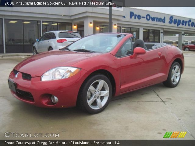 2008 Mitsubishi Eclipse Spyder GS in Rave Red