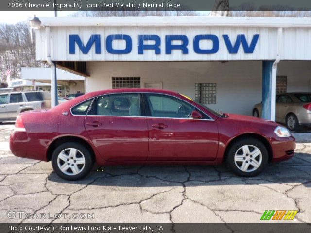 2006 Chevrolet Impala LS in Sport Red Metallic
