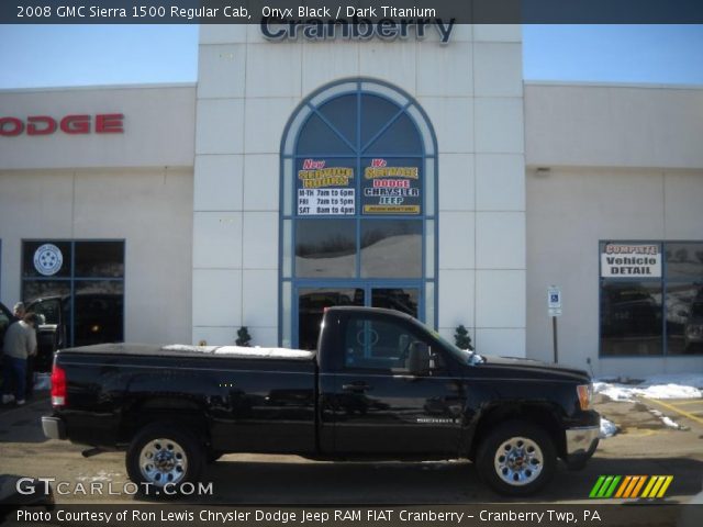 2008 GMC Sierra 1500 Regular Cab in Onyx Black