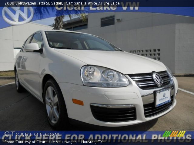 2008 Volkswagen Jetta SE Sedan in Campanella White