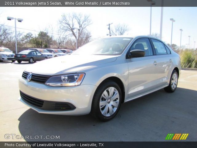 2011 Volkswagen Jetta S Sedan in White Gold Metallic