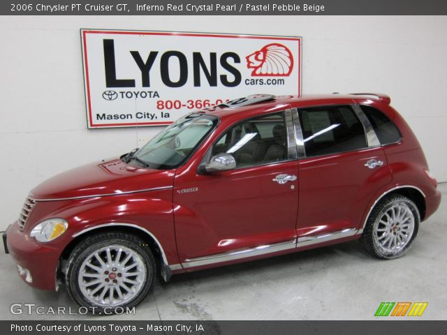 2006 Chrysler PT Cruiser GT in Inferno Red Crystal Pearl