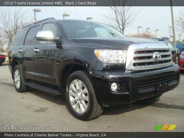 2010 Toyota Sequoia Limited 4WD in Black